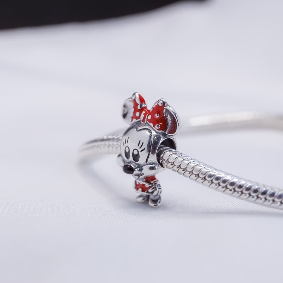 Charms do Pandora Myszka Minnie Disney srebro 925