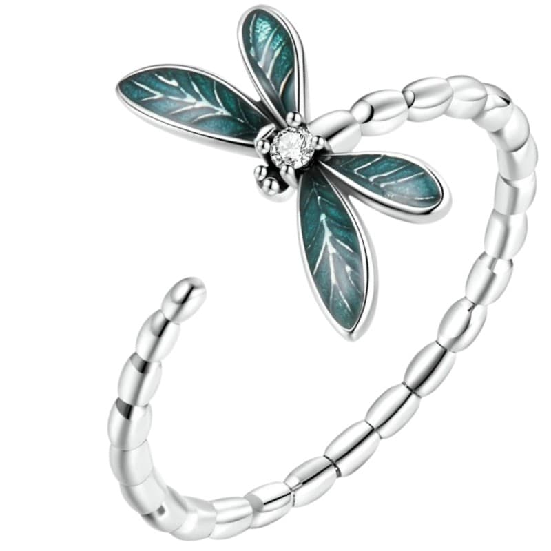 Pierścionek WAŻKA Srebro 925 regulowany natura