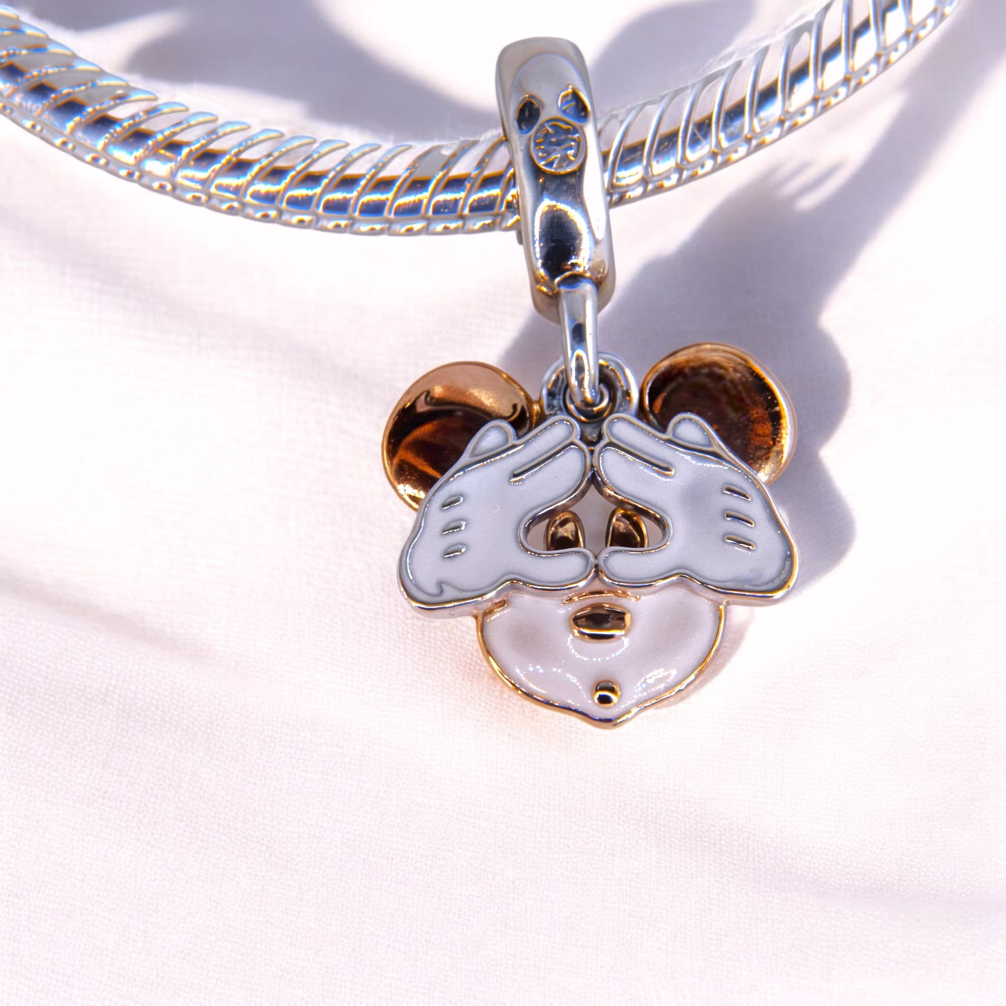 Charms zawieszka MYSZKA MIKI Mickey srebro 925