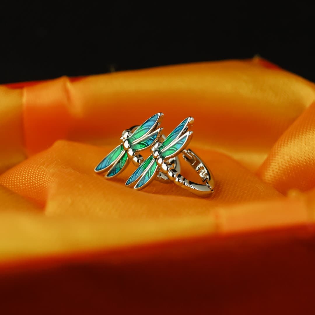 Kolczyki Pave Ważka srebro 925