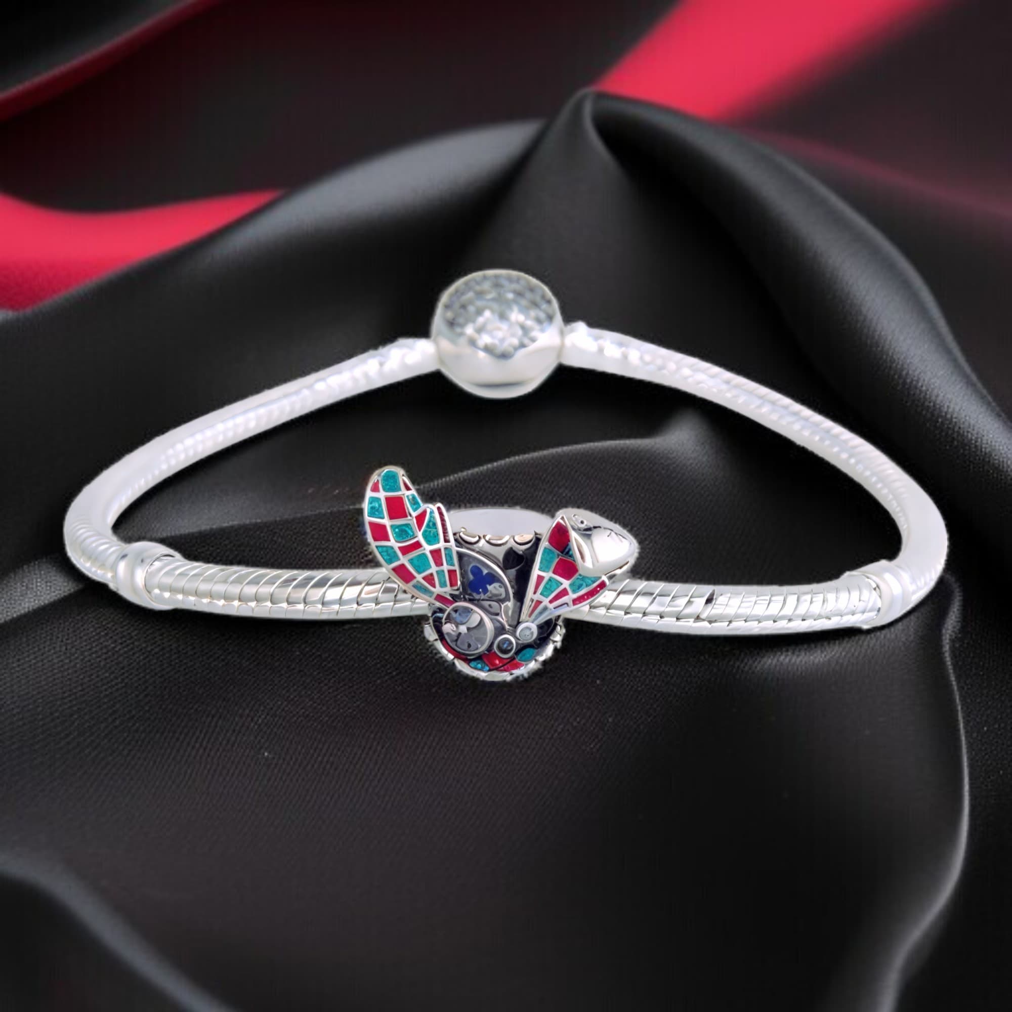 Charms Magiczny Kapelusz z Alicji w Krainie Czarów srebro 925