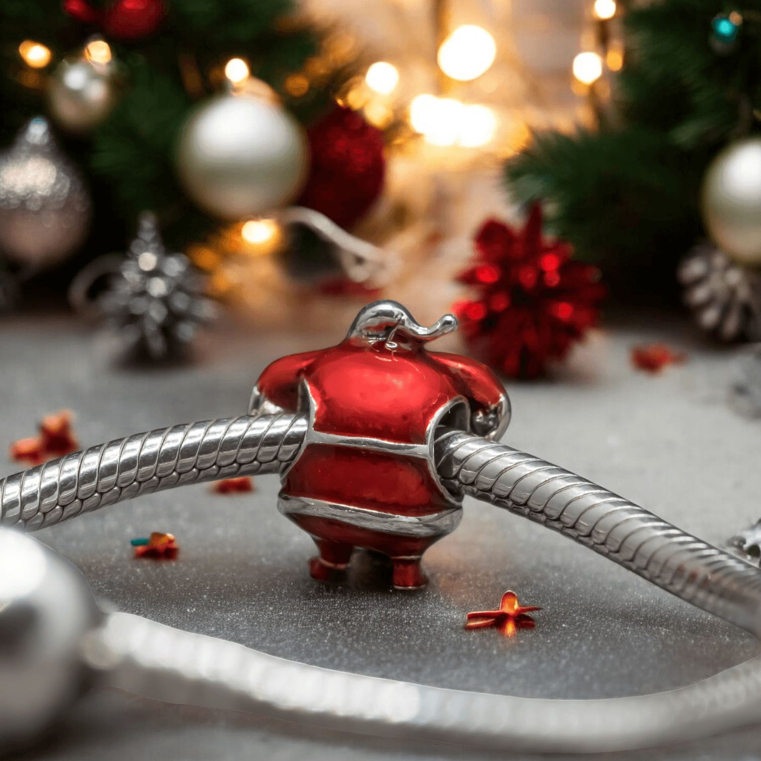 Charms Mikołaj srebro 925