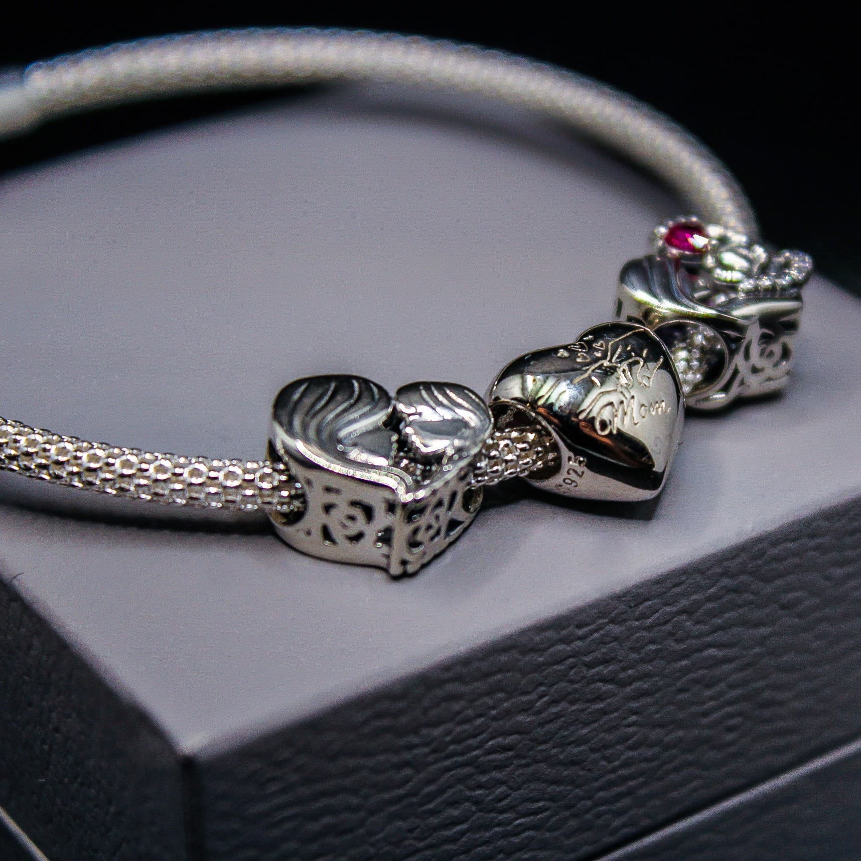 Charms do Pandora Mama i córka zawieszka