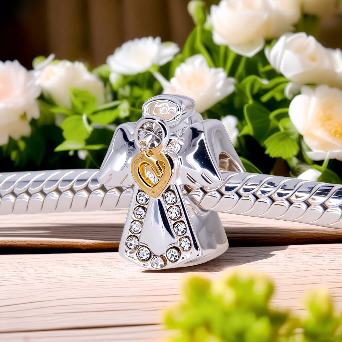 Charms "Anioł Stróż" Symbol Opieki i Duchowego Przewodnictwa