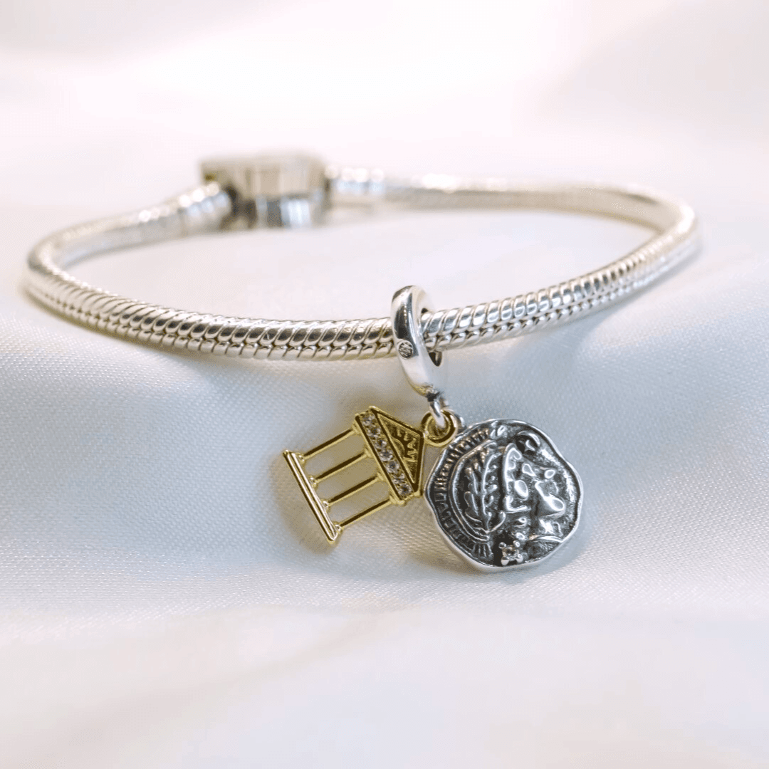 Charms do Pandora Grecja Atena srebro 925 Ateny