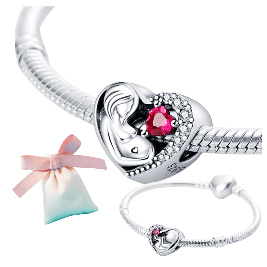 Charms Ciąża Narodziny dziecka Baby shower srebro 925 poród macierzyństwo