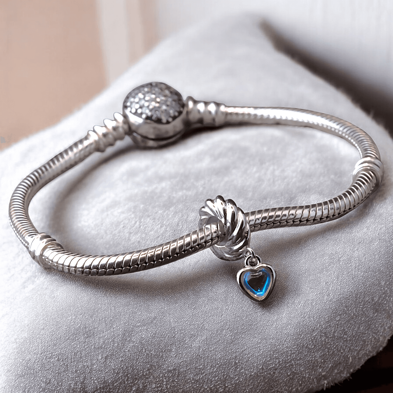 Charms STOPER KAMIEŃ KSIĘŻYCOWY srebro 925 separator