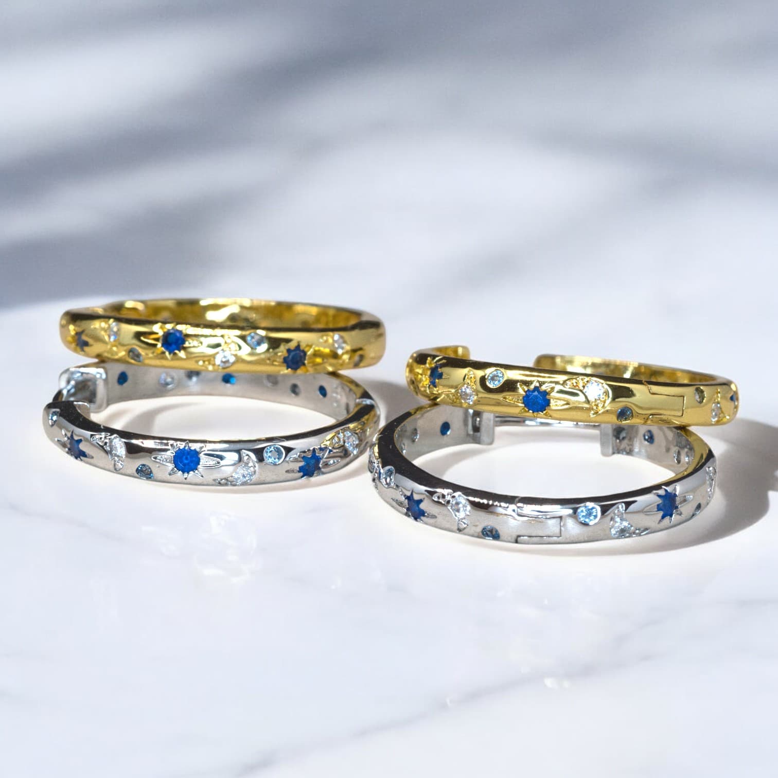 Kolczyki ROZGWIEŻDŻONE NIEBO srebrne kolczyki