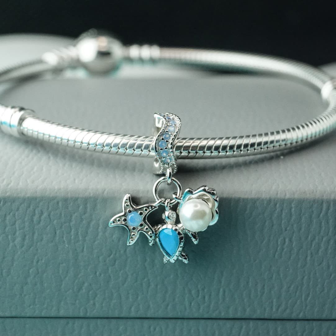 Charms do Pandora Wakacyjne Atrybuty srebro 925