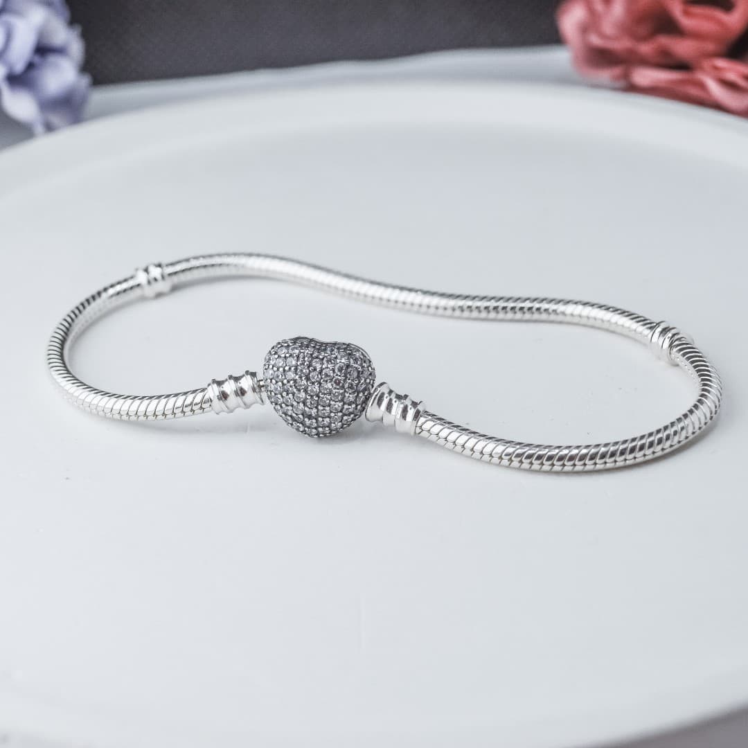 Bransoletka do charms Serce 20 cm Skomponuj ją sama