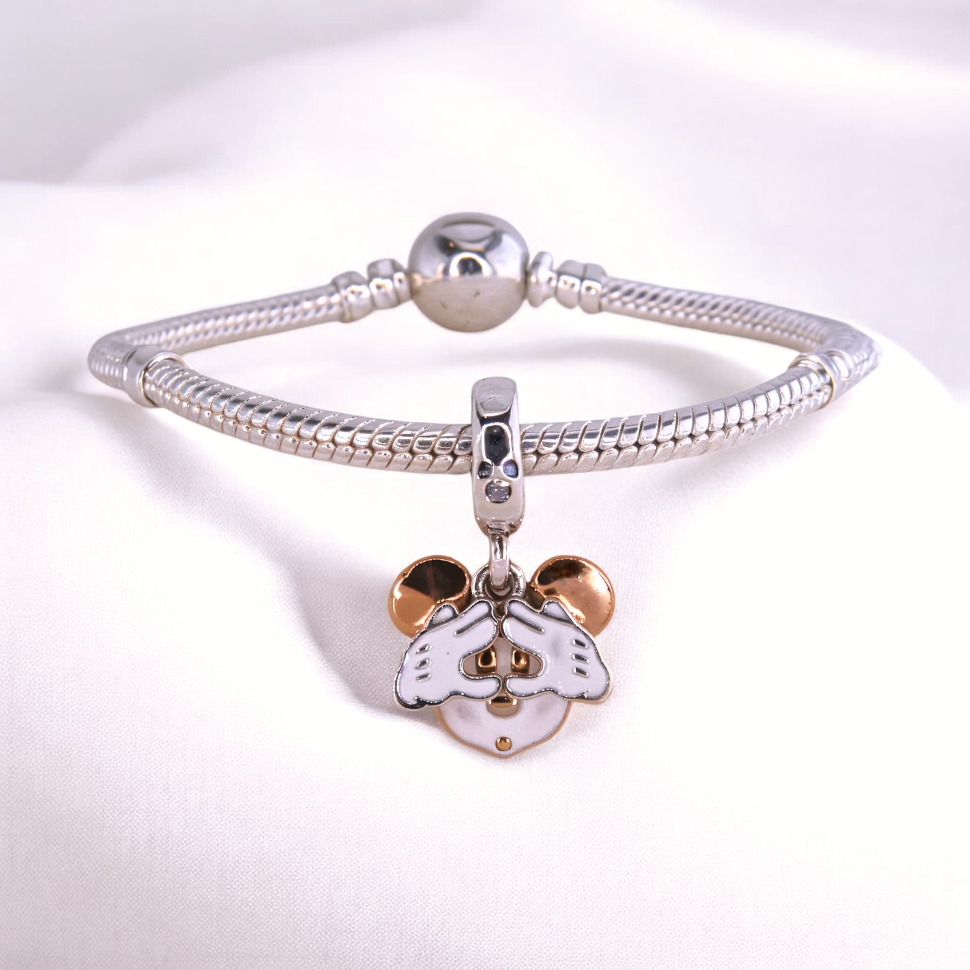 Charms zawieszka MYSZKA MIKI Mickey srebro 925