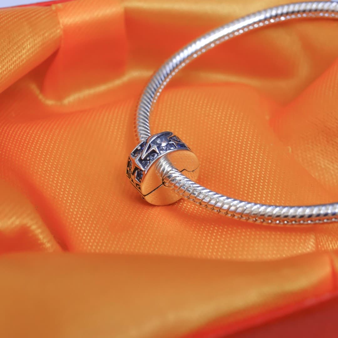 Stoper/klips Galaktyka srebro 925