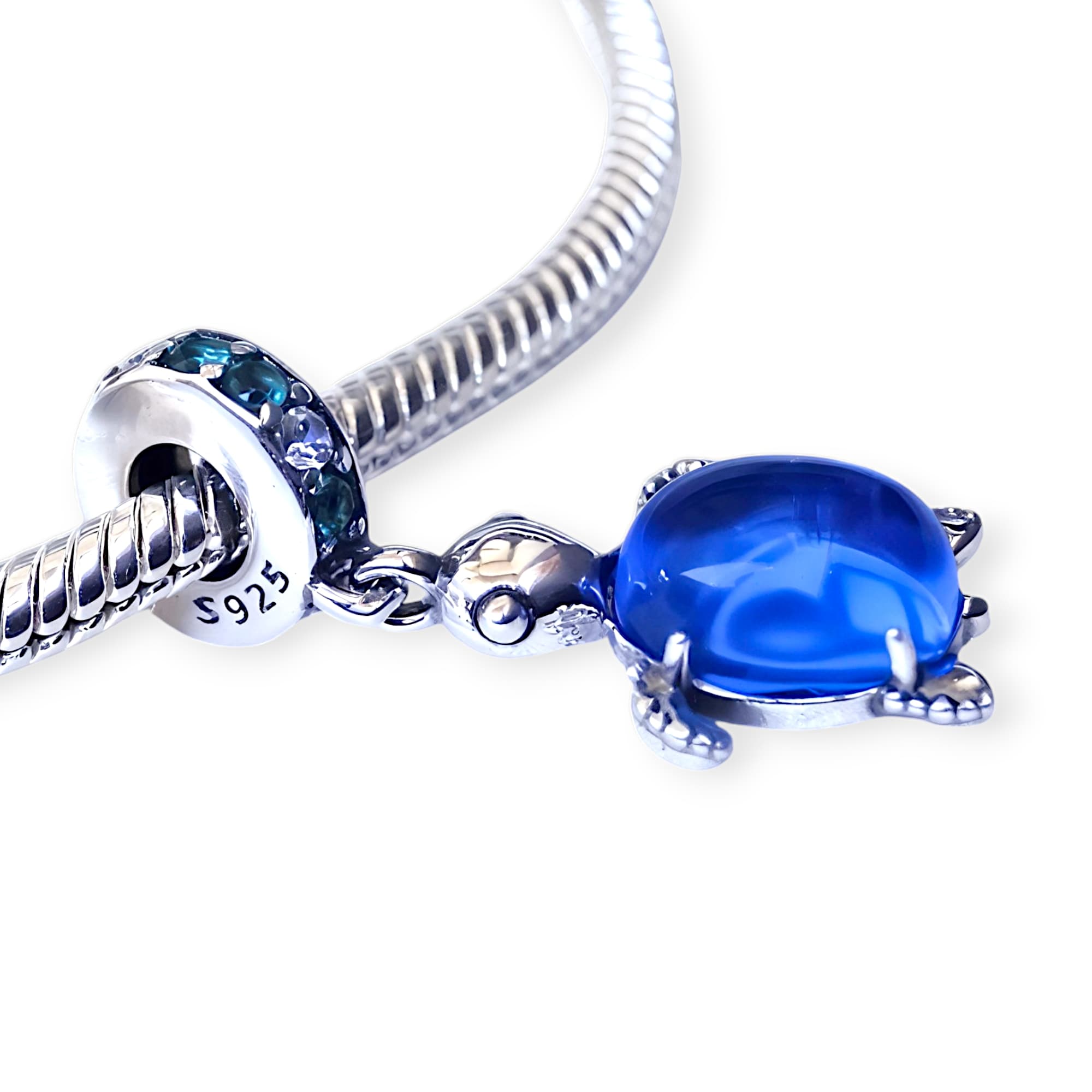 Charms Srebro 925 Żółw Morski Murano