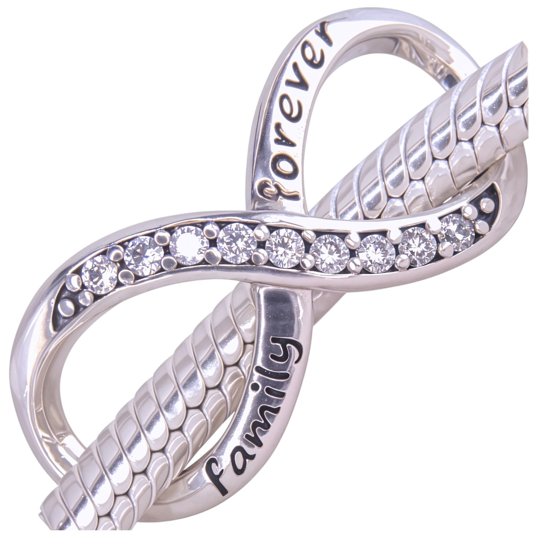 Charms  srebro 925 Nieskończoność Family Forever