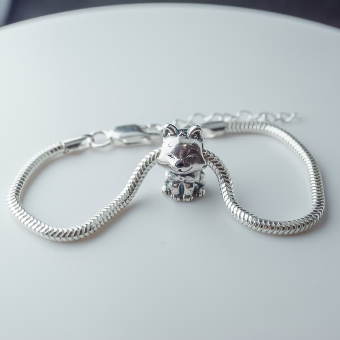 Bransoletka do charms typu Pandora srebro 925 regulowana