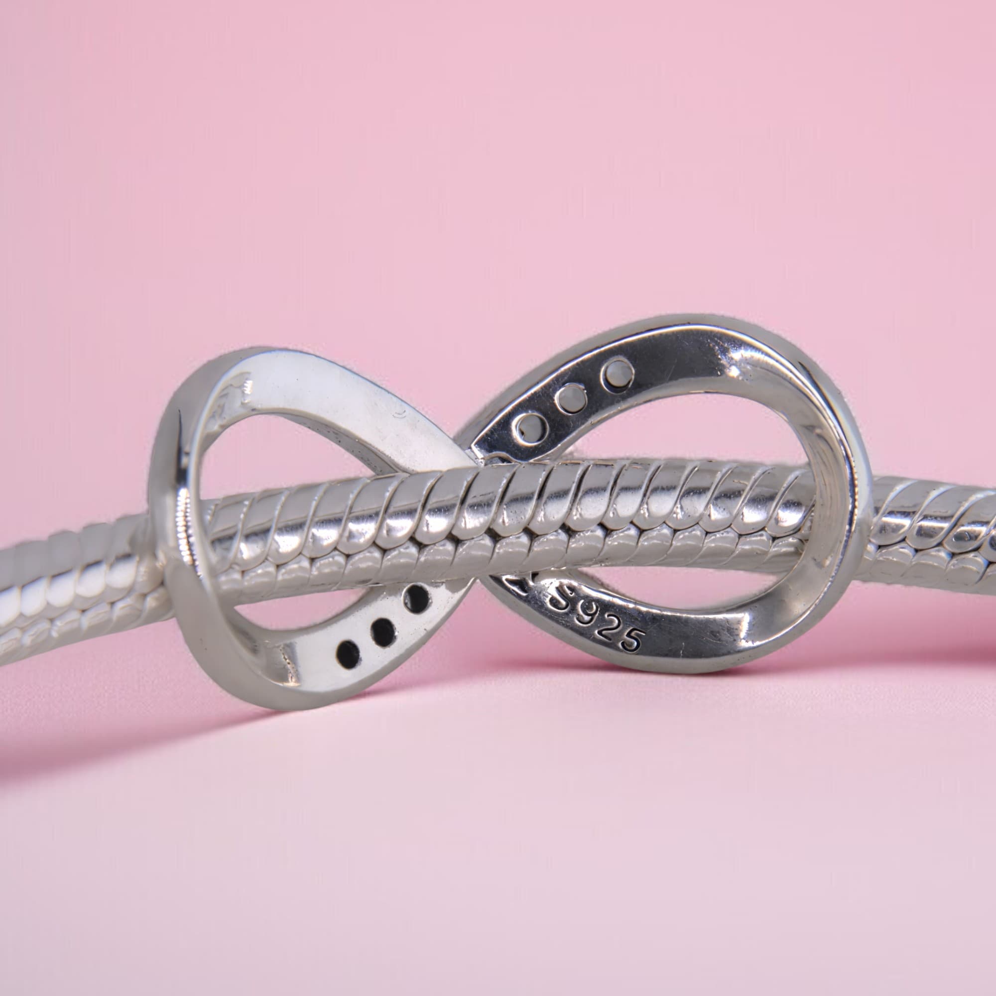 Charms  srebro 925 Nieskończoność Family Forever