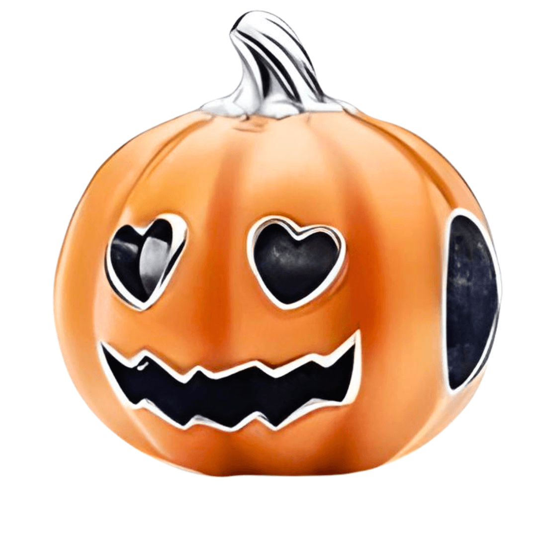 Charms do Pandora Świecąca Dynia srebro 925 Halloween jesień