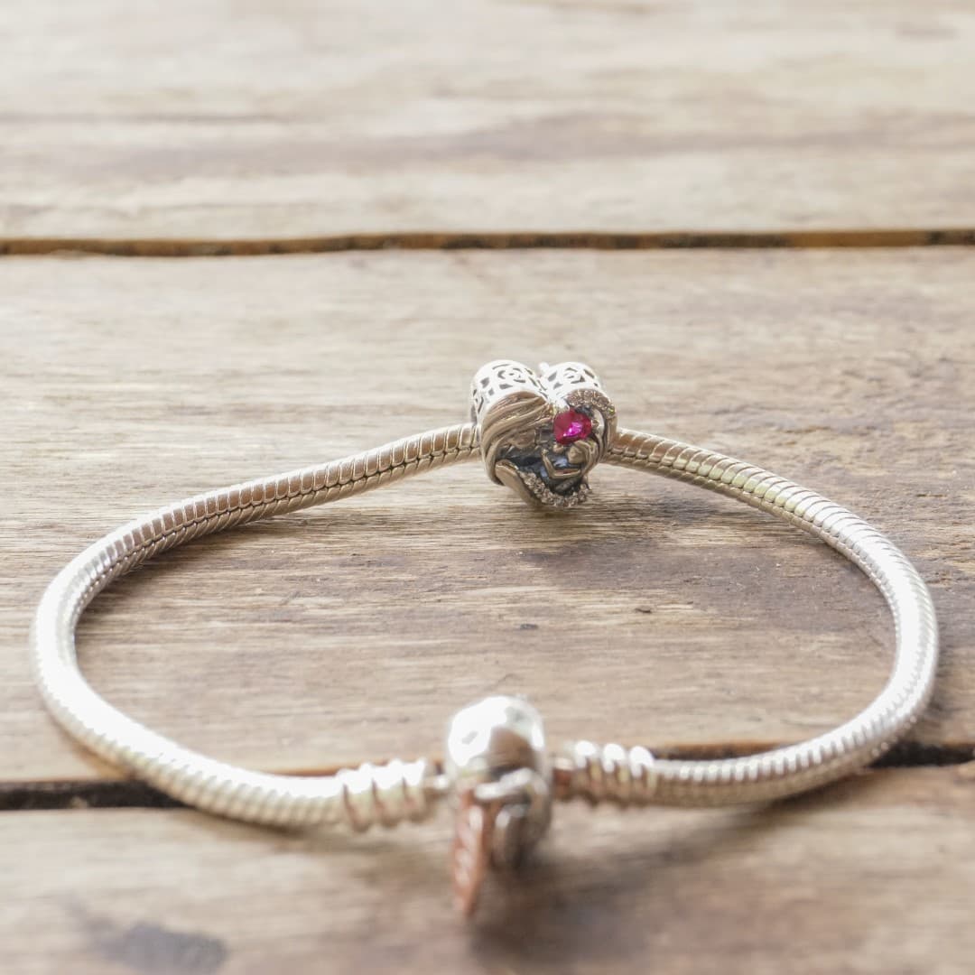 Charms Bliskość Mama i syn córka srebro 925