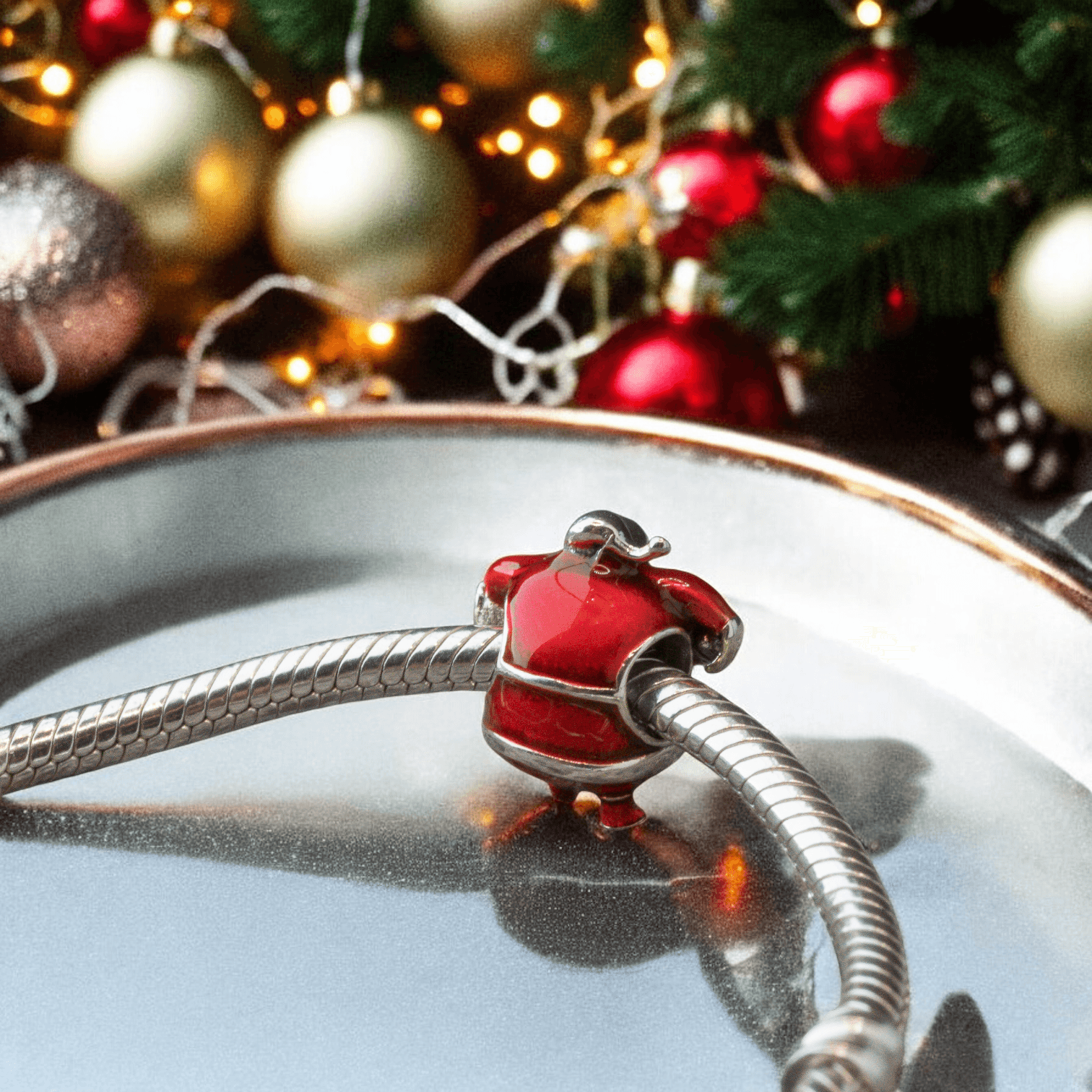 Charms Mikołaj srebro 925