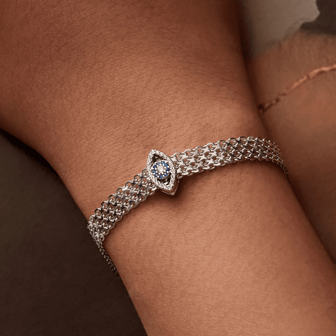 Charms do płaskiej bransoletki Reflexions Oko Proroka