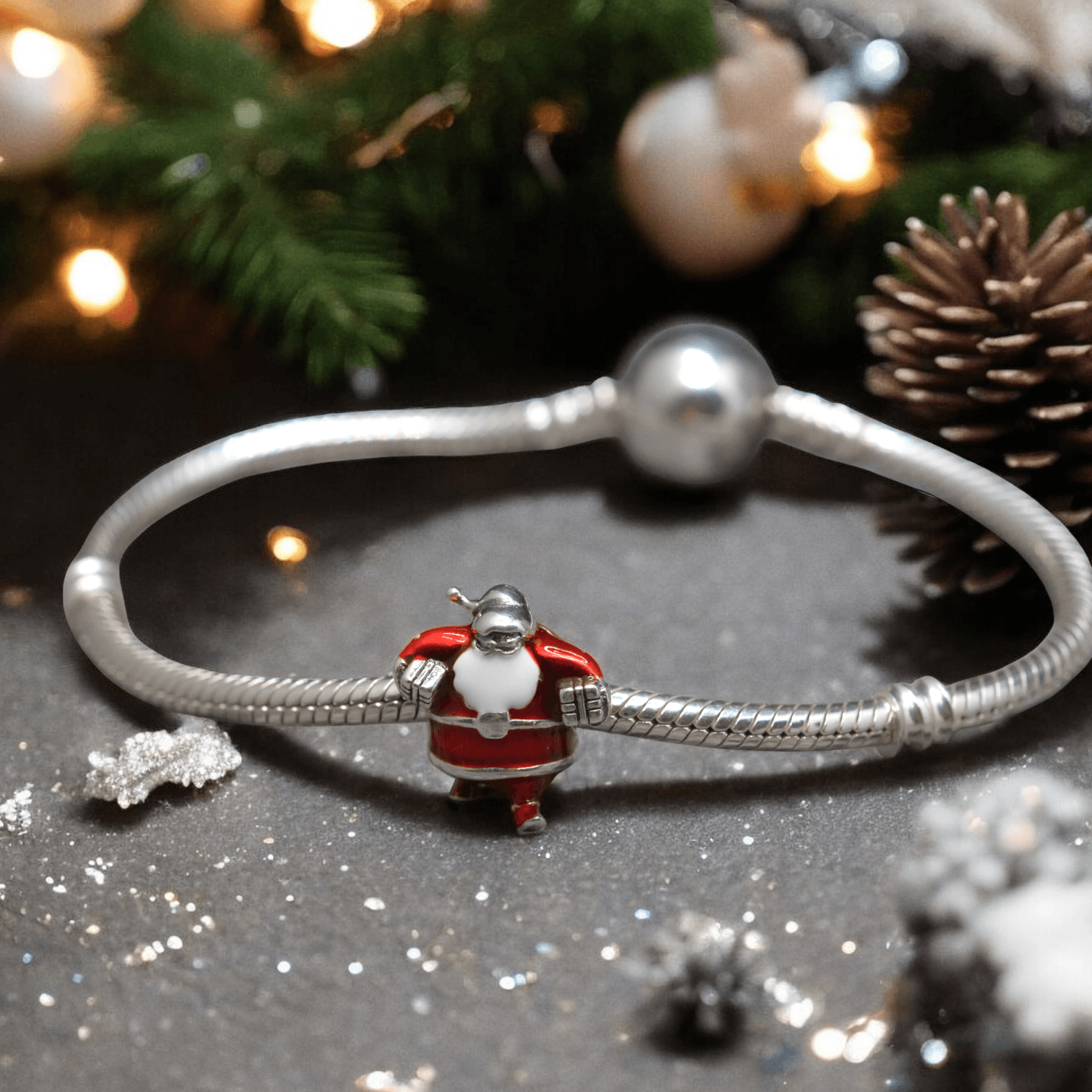 Charms Mikołaj srebro 925