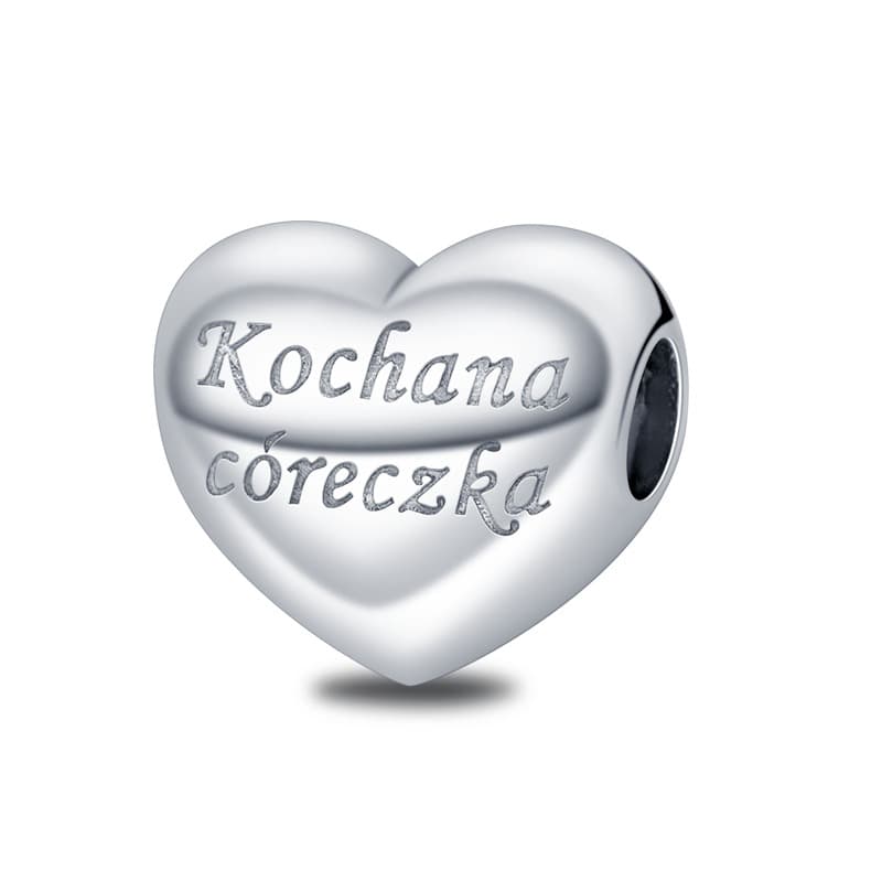 Charms KOCHANA CÓRECZKA prezent dla córki srebro 925
