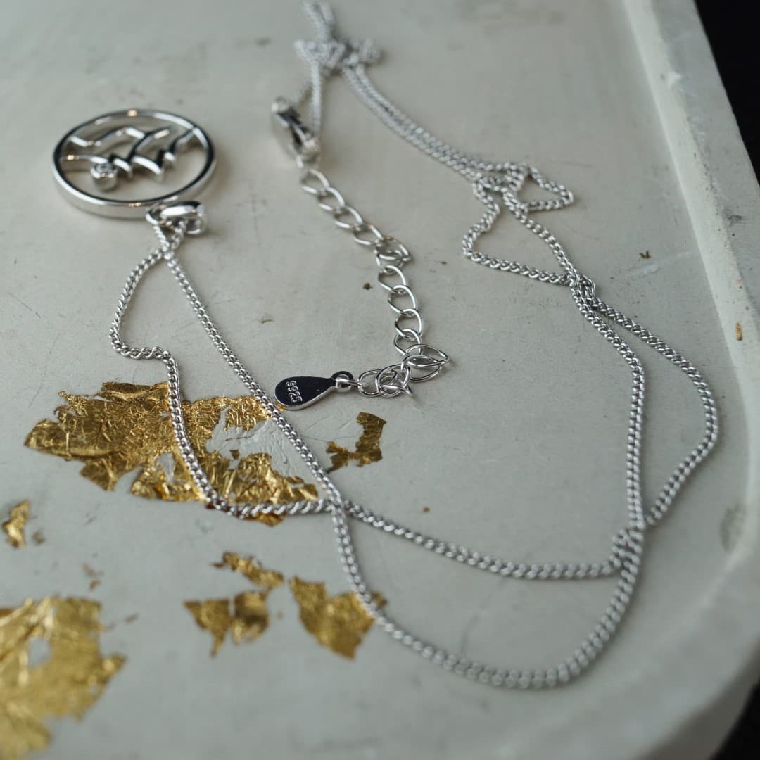 Naszyjnik Tatry srebro 925 góry Rysy