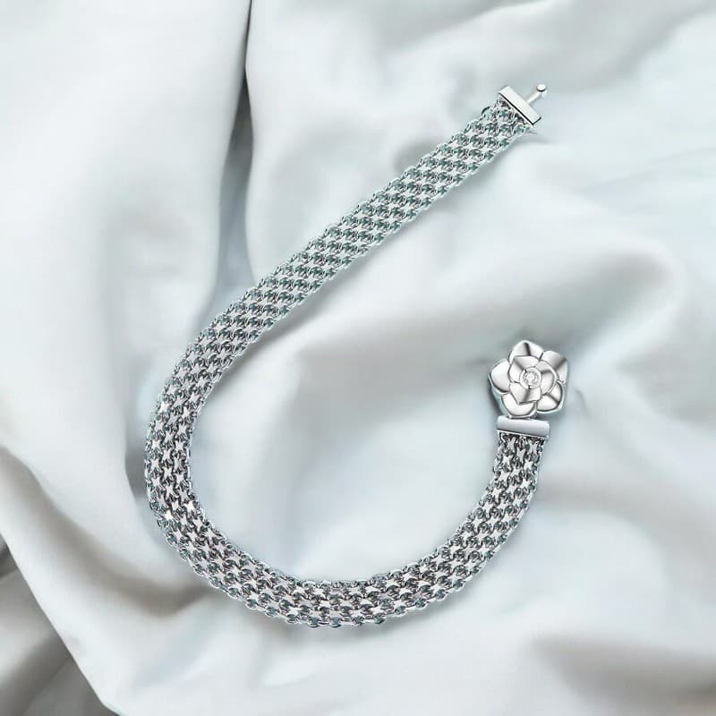 Bransoletka typu Reflexion Pandora srebro 925 platyna