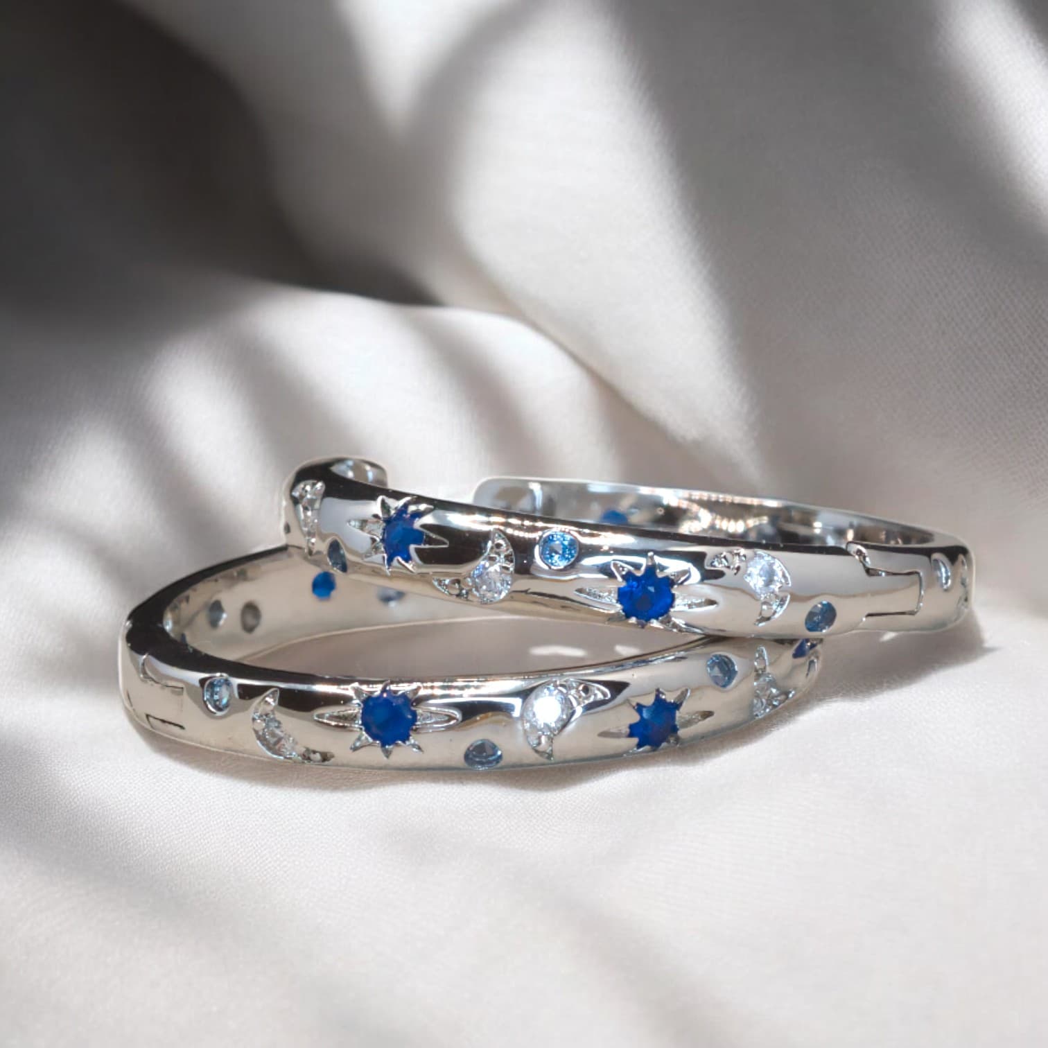 Kolczyki ROZGWIEŻDŻONE NIEBO srebrne kolczyki