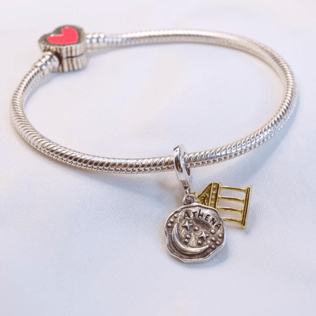 Charms do Pandora Grecja Atena srebro 925 Ateny