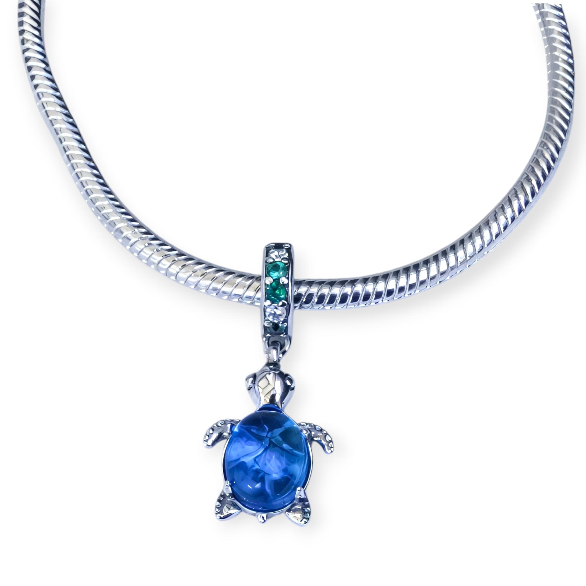 Charms Srebro 925 Żółw Morski Murano