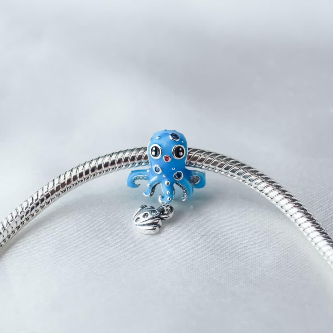 Charms Ośmiorniczka srebro 925