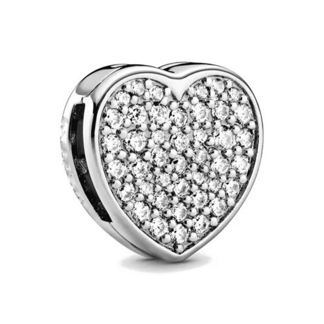 Charms do płaskiej bransoletki Reflexions Serce srebro 925