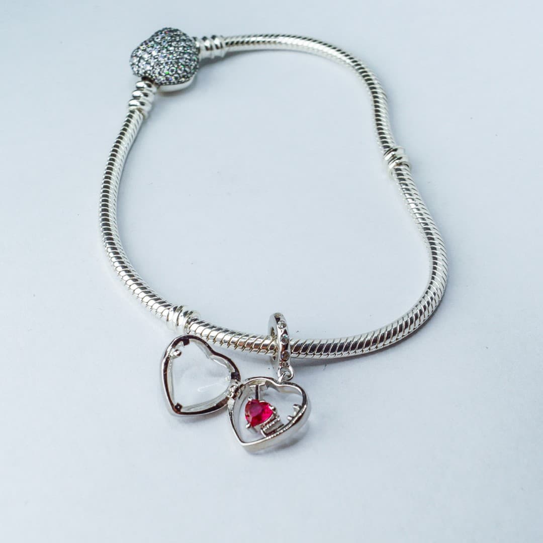 Charms witryna I Love You Srebro 925