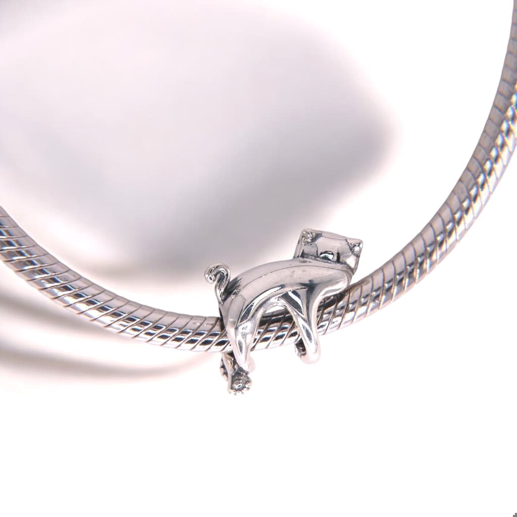 Charms Biały Kot srebro 925