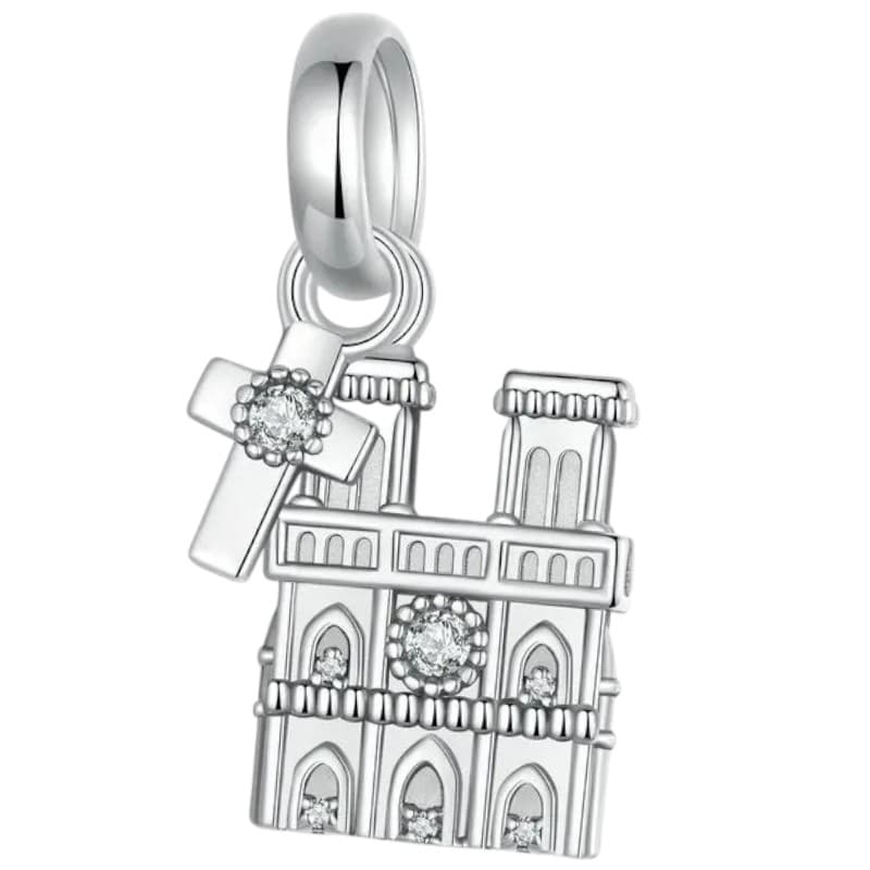 Charms KATEDRA NOTRE-DAME srebro 925 francja