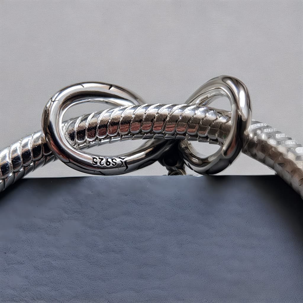 Charms Wąż Nieskończonośść Vintage żmijka turkus srebro 925