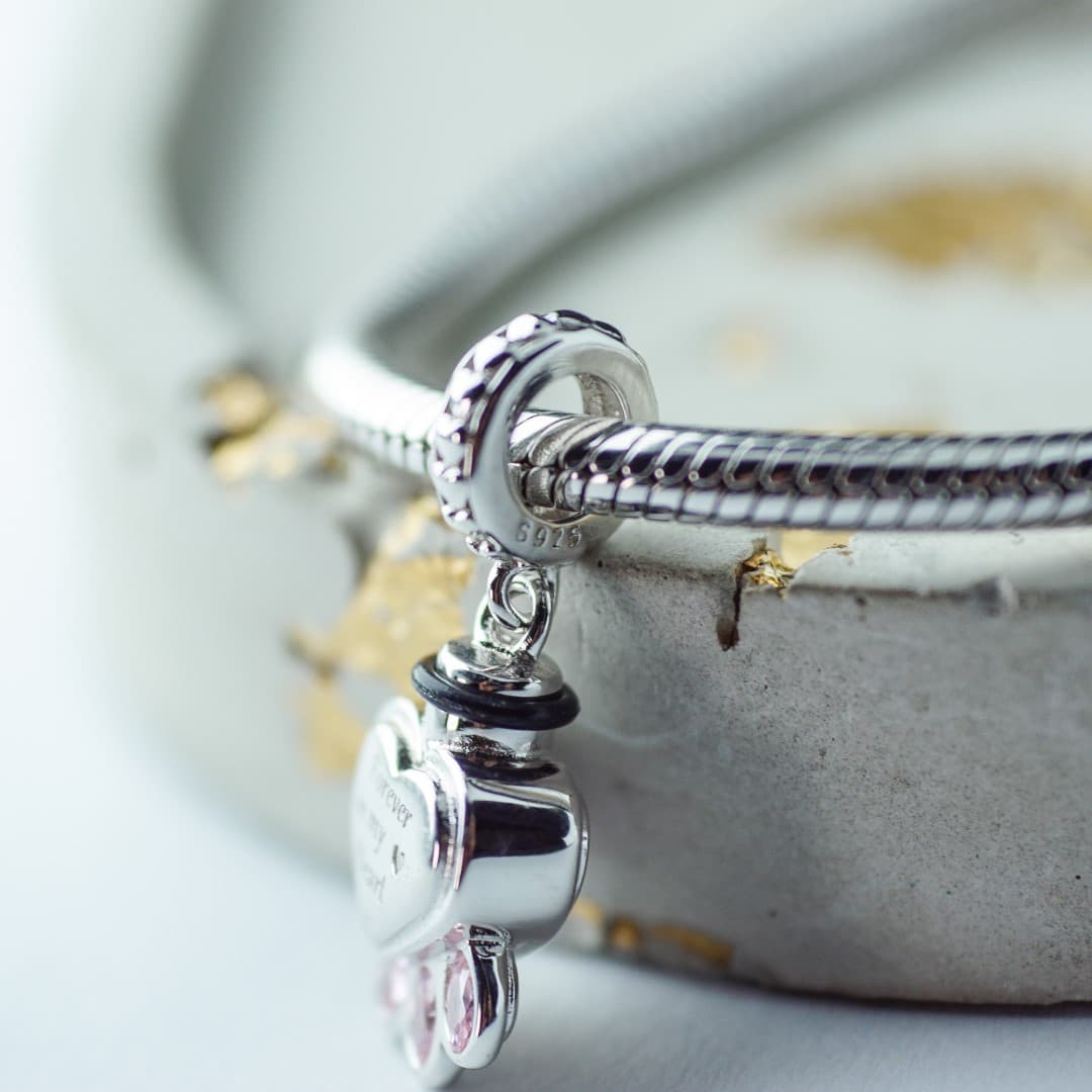 Charms Urna Pamiątkowa srebro  925, urna pamiątkowa dla zwierząt domowych