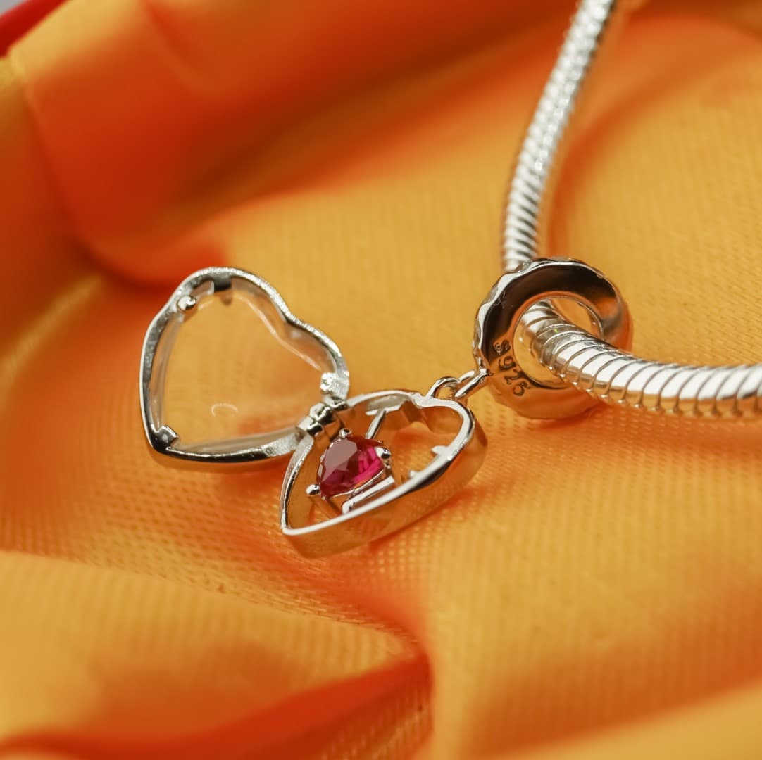 Charms witryna I Love You Srebro 925