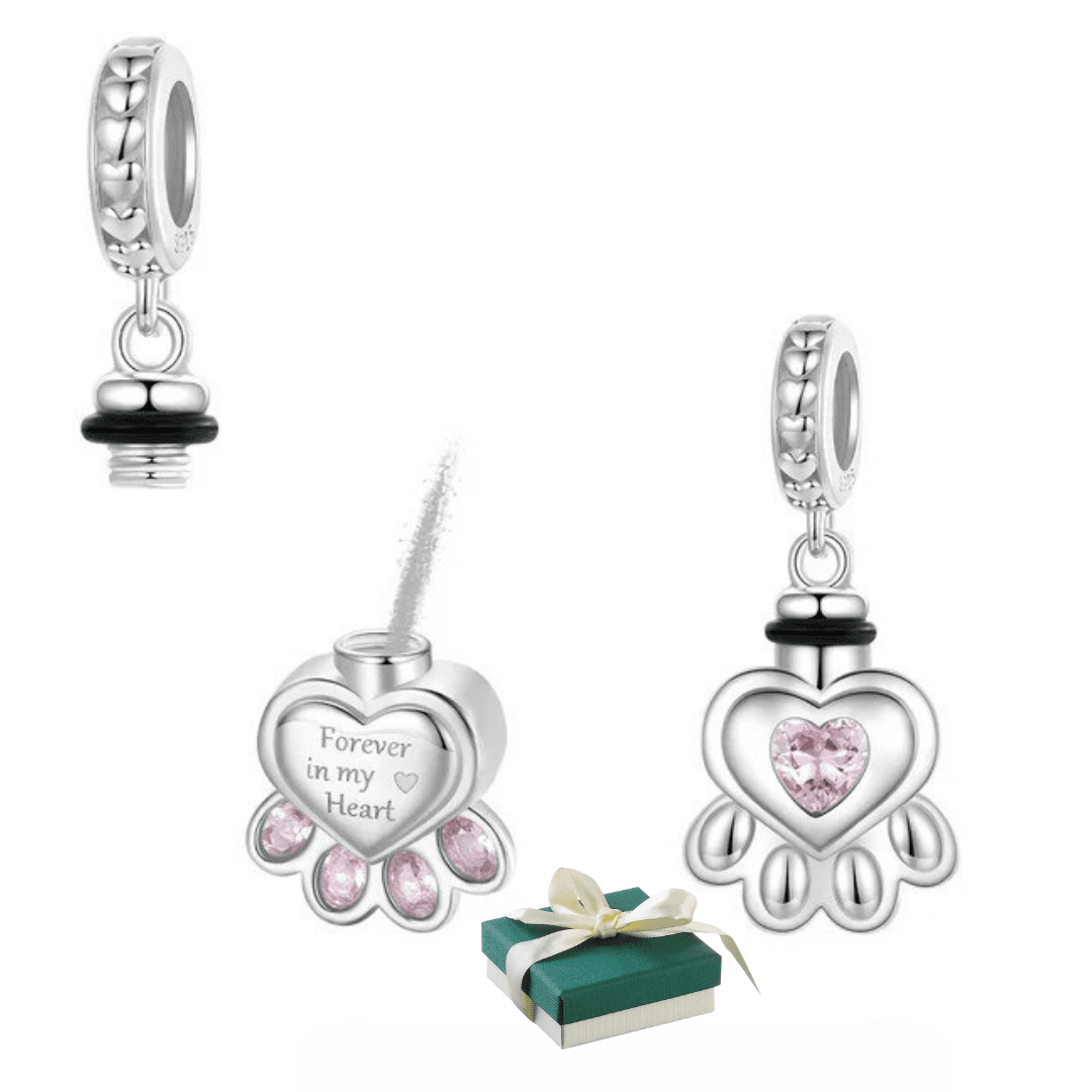 Charms Urna Pamiątkowa srebro  925, urna pamiątkowa dla zwierząt domowych