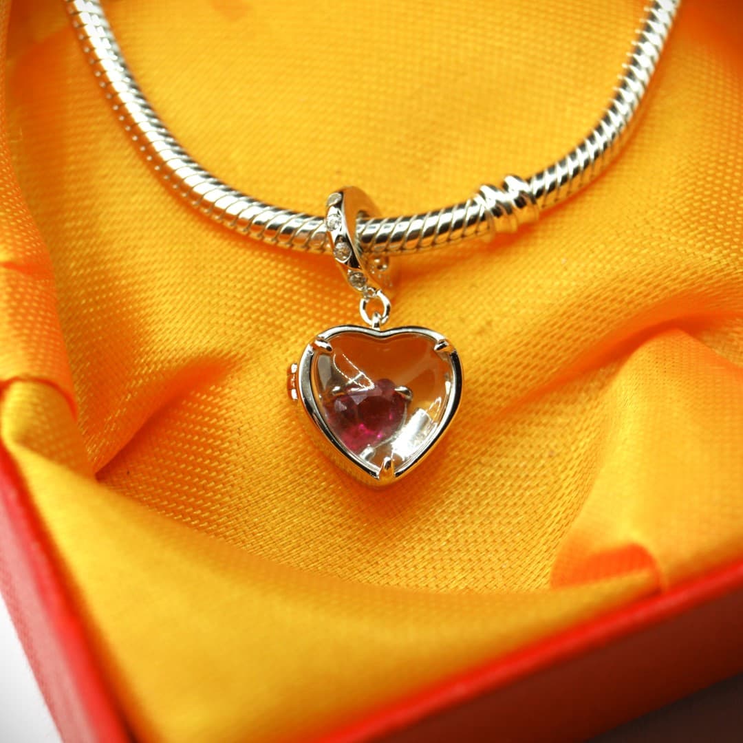 Charms witryna I Love You Srebro 925