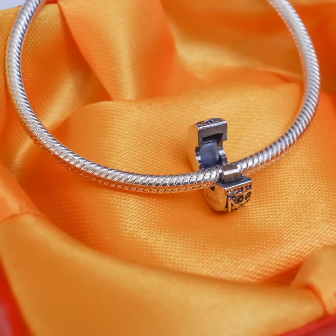 Stoper/klips Galaktyka srebro 925