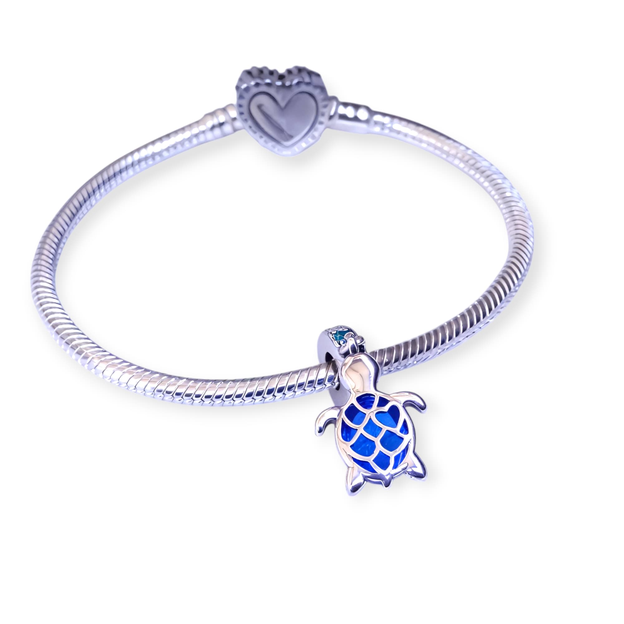 Charms Srebro 925 Żółw Morski Murano