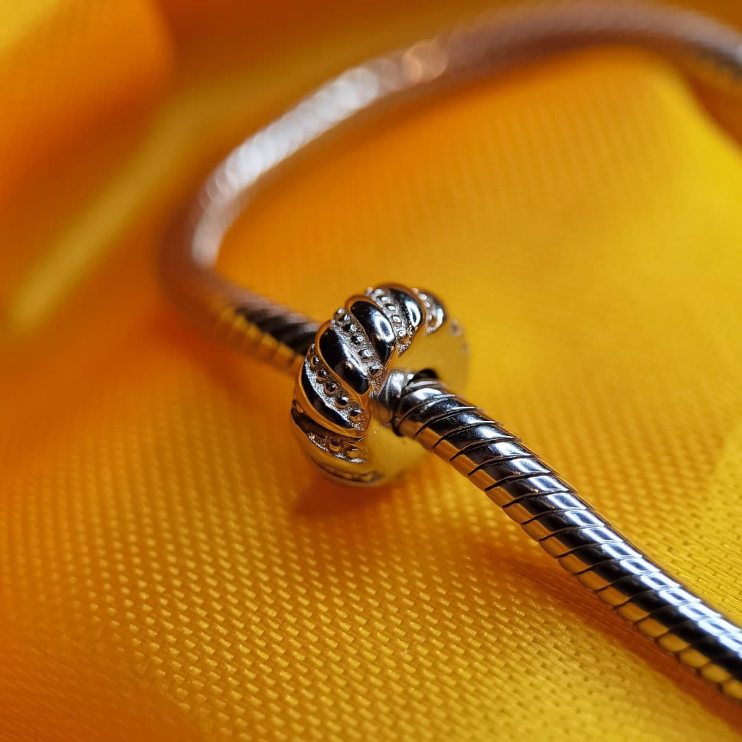 Klips stoper Wrap srebro 925