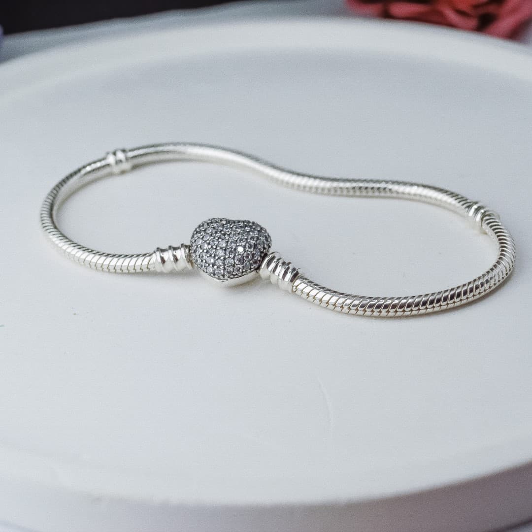 Bransoletka do charms Serce 20 cm Skomponuj ją sama