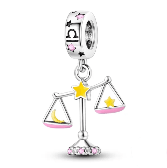 Charms zawieszka znak zodiaku Waga srebro 925