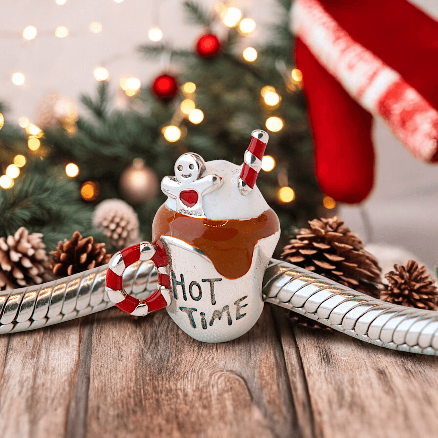 Charms zawieszka HOT TIME srebro 925