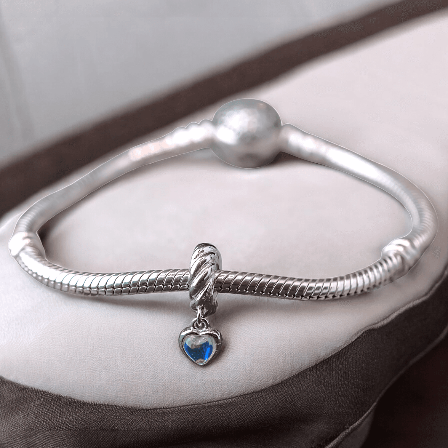 Charms STOPER KAMIEŃ KSIĘŻYCOWY srebro 925 separator