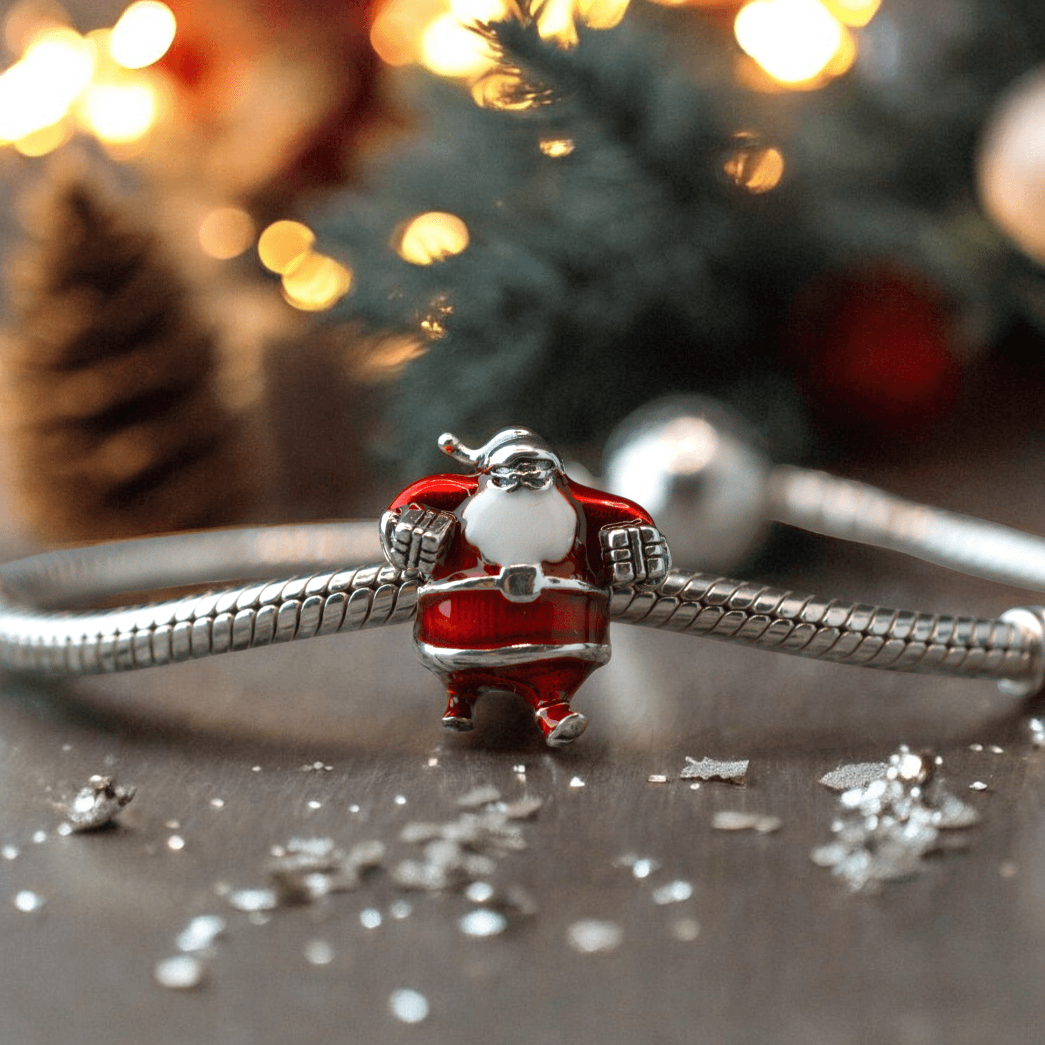 Charms Mikołaj srebro 925