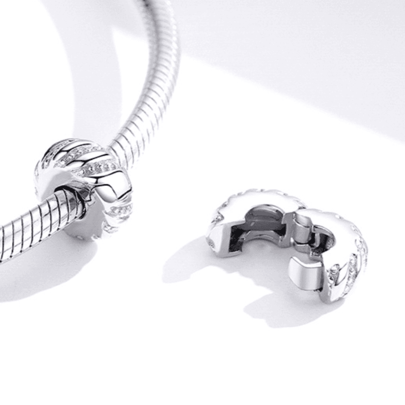 Klips stoper Wrap srebro 925